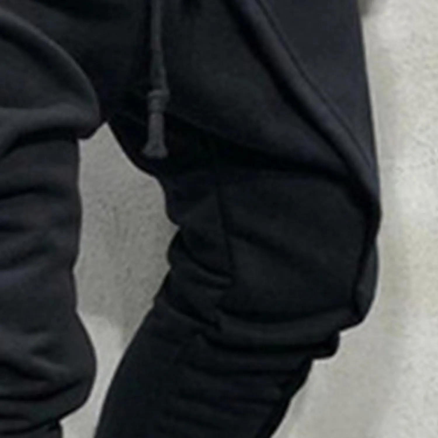 JEShifangjiusu Men'S Cotton Joggers Pants Casual Yoga Beach Sweatpants Low Drop Crotch Drawstring Pants Hip Hop Harem Pants
