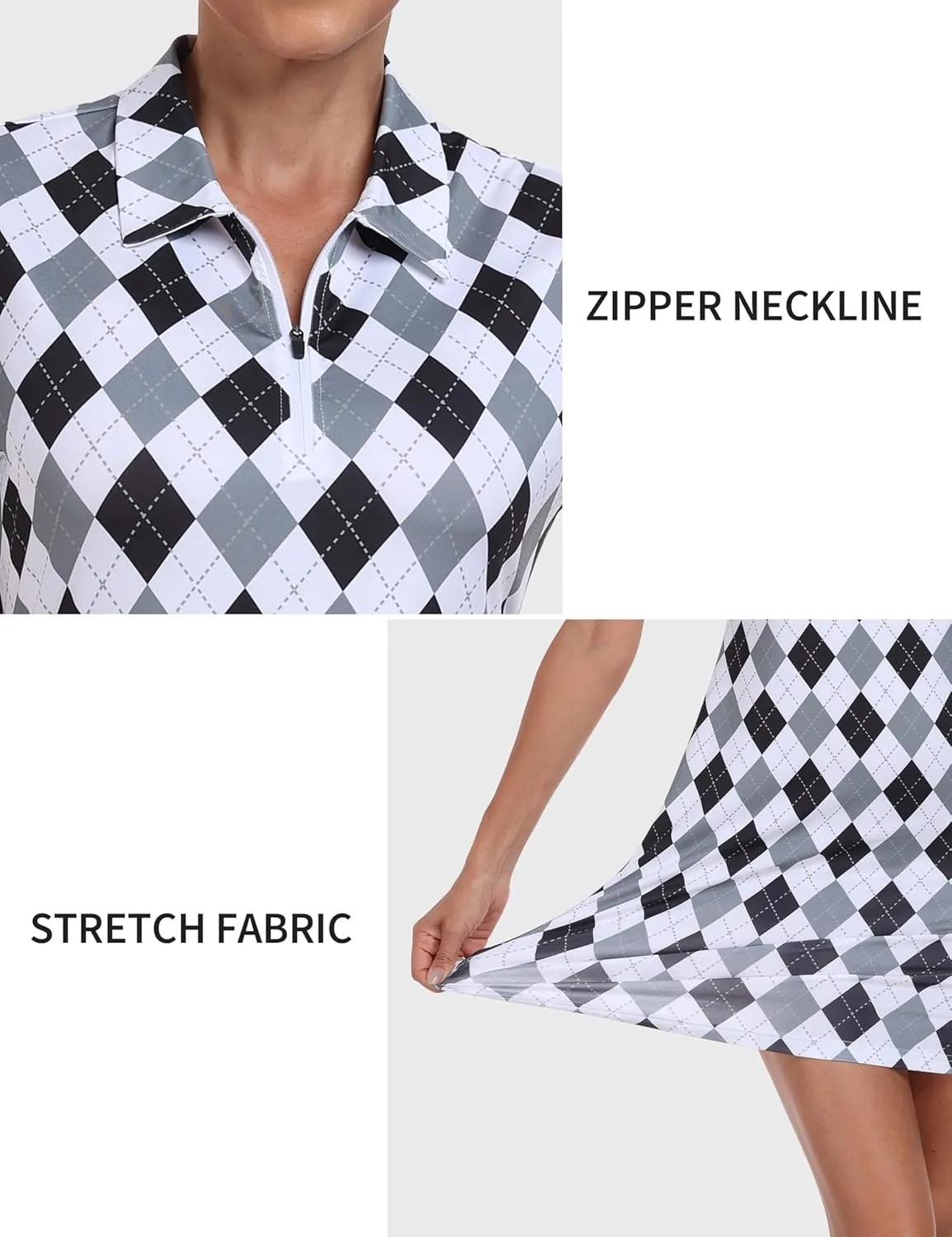 JINSHI Women T Shirt Dress Hiking/Tennis/Golf/Leisure Comfortable and Soft Athletic Dress for Women