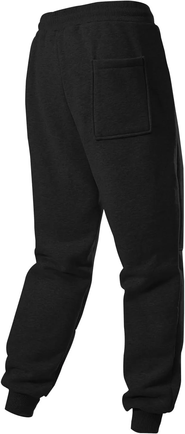 Joggers for Men Baggy Drawstring Waist Tapered Athletic Sweatpants with Pockets Casual Workout Active Running Pants