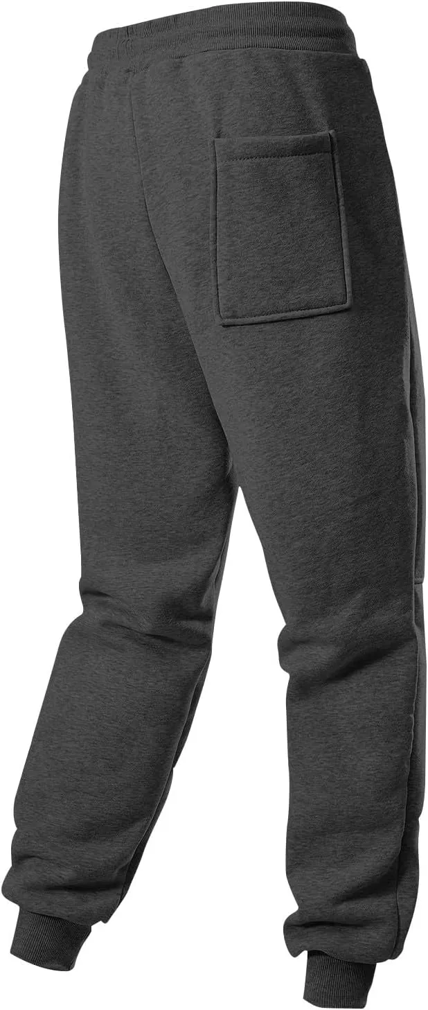 Joggers for Men Baggy Drawstring Waist Tapered Athletic Sweatpants with Pockets Casual Workout Active Running Pants