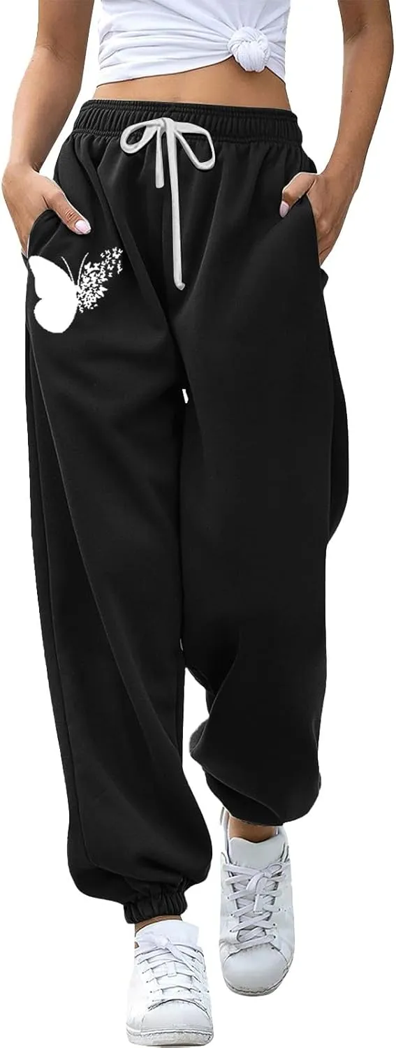 Joggers for Women 2024 Joggers Pants Workout High Waisted Yoga Pants with Pockets 3X Athletic Pants Comfortable