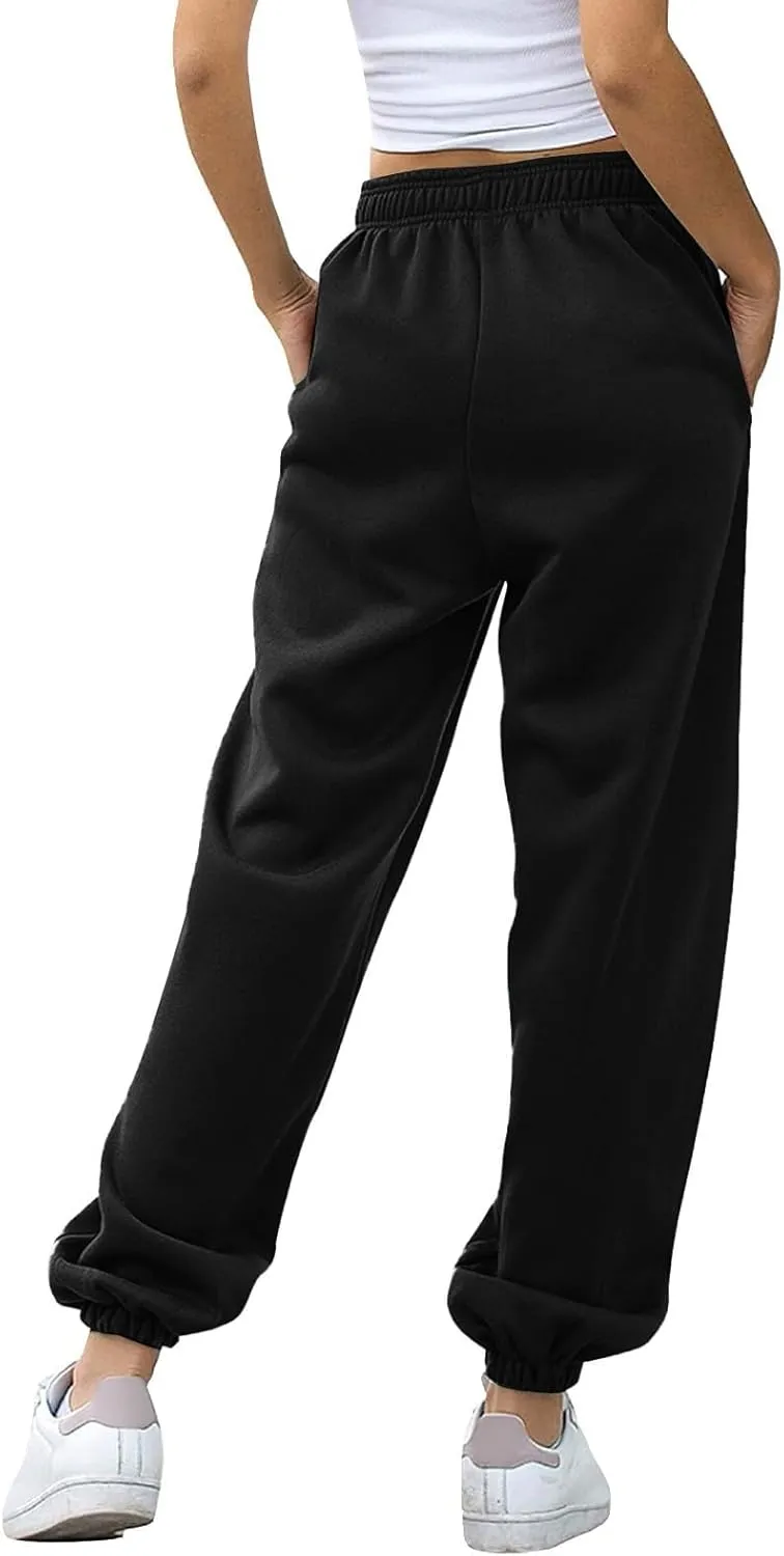 Joggers for Women 2024 Joggers Pants Workout High Waisted Yoga Pants with Pockets 3X Athletic Pants Comfortable
