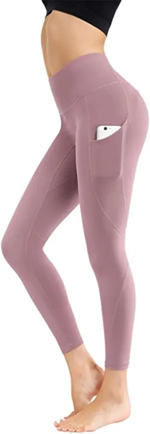 Leggings with Pockets for Women,Leggings for Women Tummy Control,Buttery Soft Yoga Pants for Workout Running Athletic