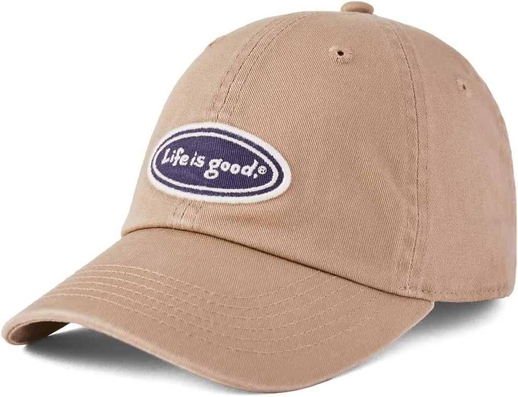 Life is Good LIG Vintage Oval Chill Cap, Tan, One Size