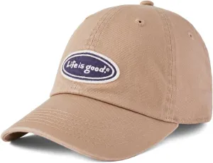 Life is Good LIG Vintage Oval Chill Cap, Tan, One Size