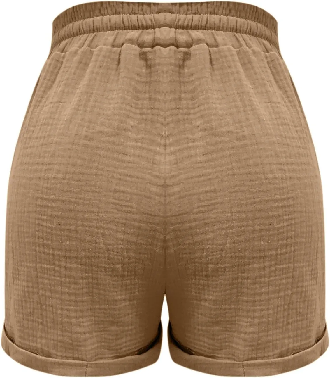 Linen Shorts for Women High Waisted Wide Leg Drawstring Casual Summer Beach Shorts Plus Size Cute Flowy Lounge Shorts