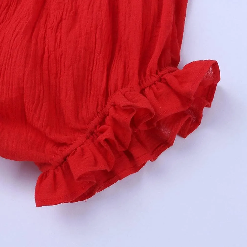 LNICEAR Toddler Kids Baby Girls Cotton Linen Shorts Basic Summer Plain Bloomers
