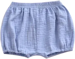 LOOLY Baby Bloomers Unisex Baby Girls Boys Cotton Linen Blend Shorts