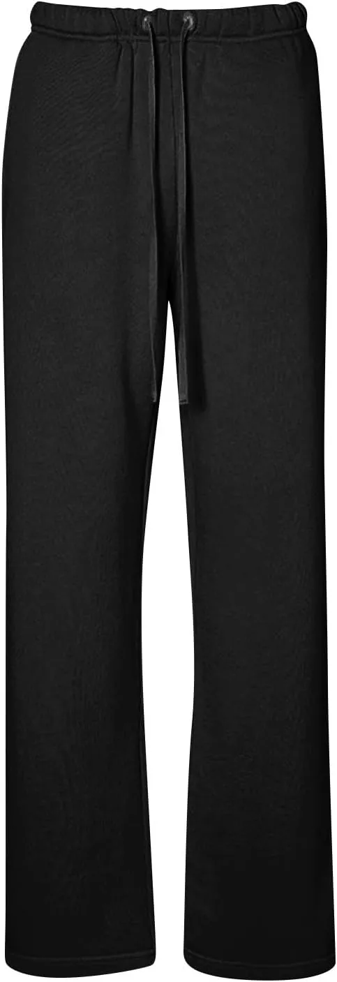 Low Rise Sweatpants for Women Baggy Drawstring Straight Leg Track Pants Fleece Lined Workout Pants with Pockets