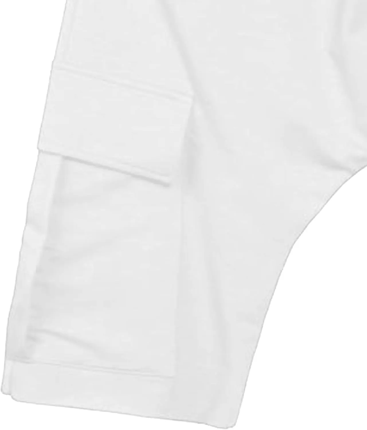 Maiyifu-GJ Men's Baggy Low Crotch 3/4 Joggers Hippie Harem Jogger Capri Pants Multi Pockets Drop Crotch Yoga Sweatpants