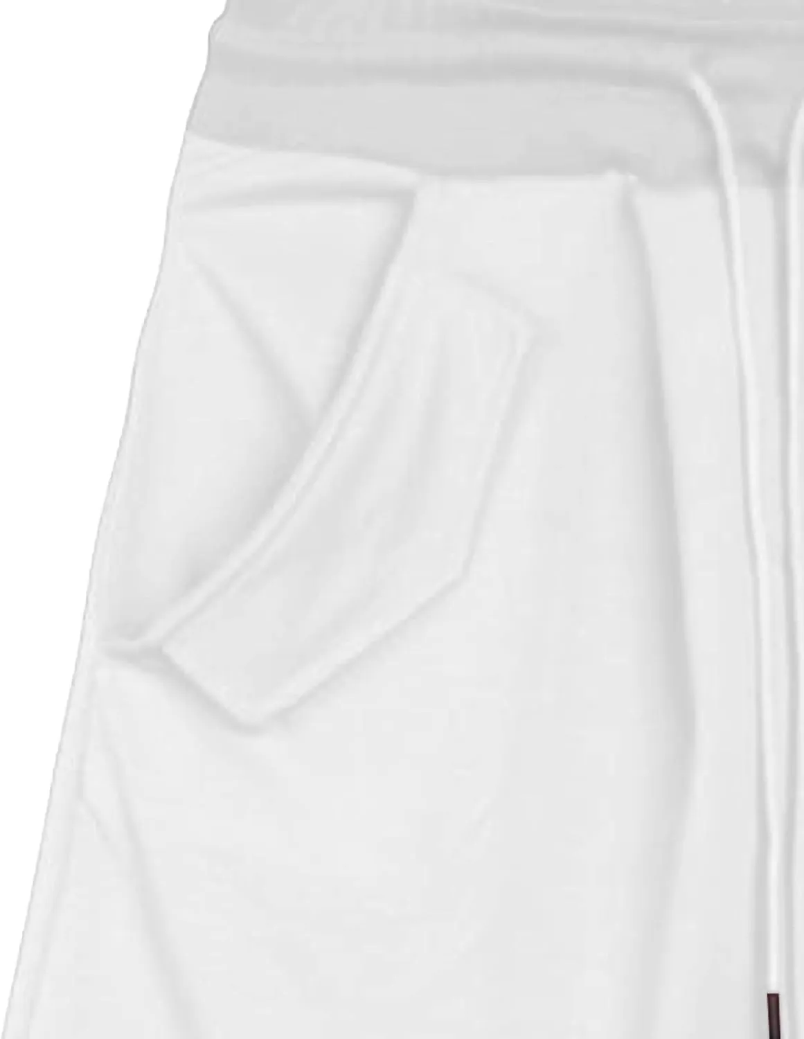 Maiyifu-GJ Men's Baggy Low Crotch 3/4 Joggers Hippie Harem Jogger Capri Pants Multi Pockets Drop Crotch Yoga Sweatpants