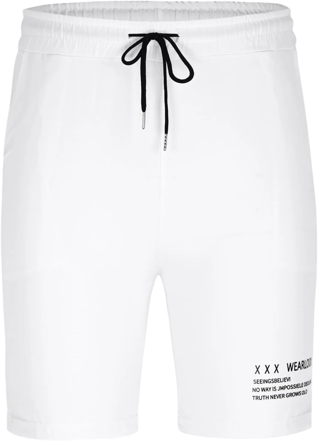 Men's Athletic Shorts with Pockets Quick Dry Plus Size Gym Running Workout Lightweight Casual Activewear Trunks