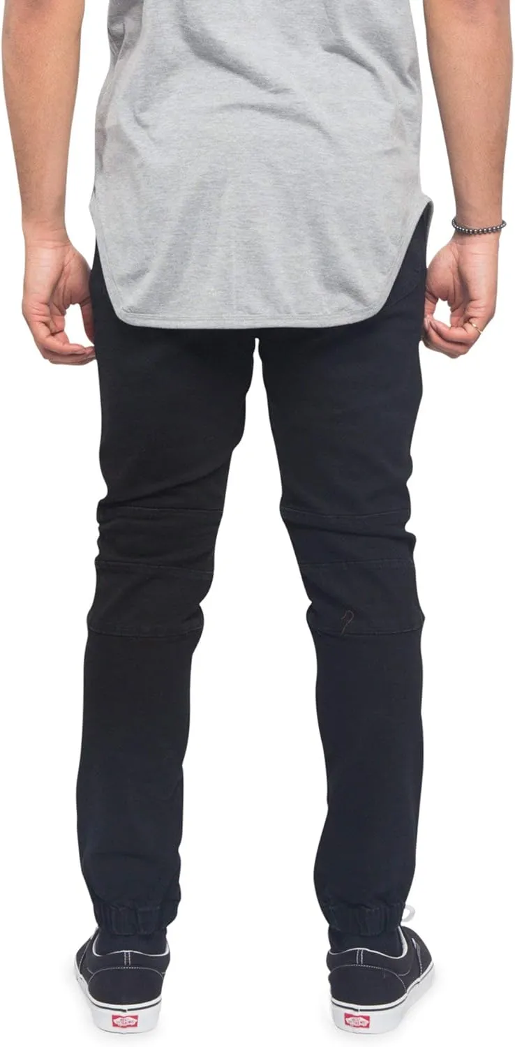 Men's Drop Crotch Joggers Denim Jean Pants