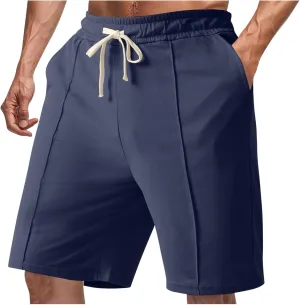 Men's Golf Shorts Quick Dry with Pockets Breathable Lightweight Casual Activewear Drawstring Elastic Outdoor Trunks