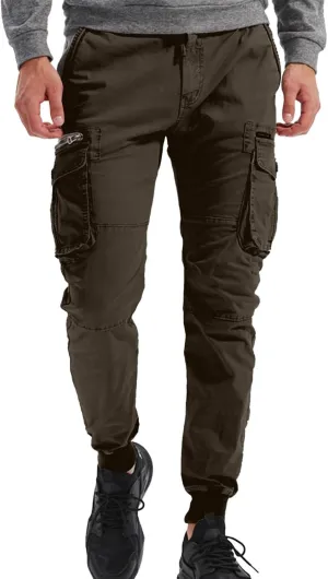 Men's Joggers Leggings Color Pants Casual Multi-Pocket Men's Trousers Tooling Solid Men's Pants Athletic Pants