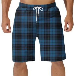 Mens Pajama Shorts Drawstring Waist Soft Comfy Lounge Shorts Plus Size Casual Loose Fit Plaid Shorts with Pockets