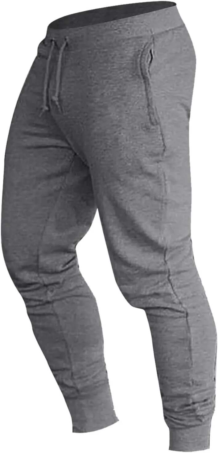 Mens Sweatpants Open Bottom Sweatpants for Men Loose Fit Men's Cotton Sweatpants Athletic Lounge Pants with Pockets 2024