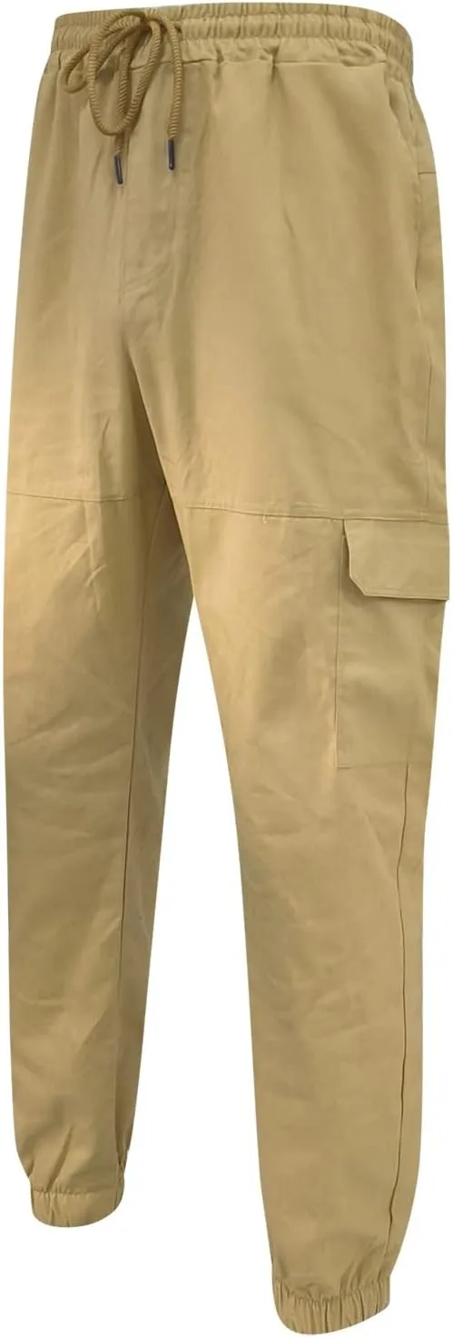 Mens Sweatpants with Pockets Big and Tall Lined with Elastic Waistband Fleeced Cargo Pants Cargo Pants for Men Cargo