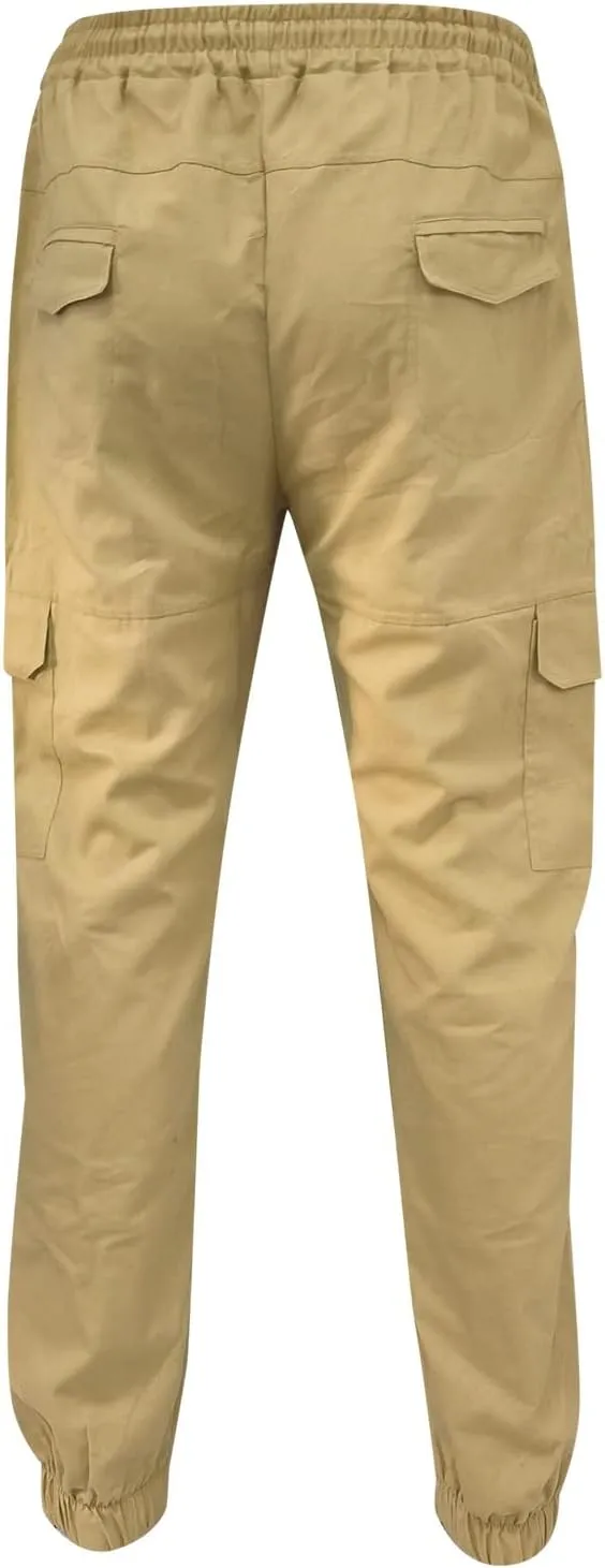 Mens Sweatpants with Pockets Big and Tall Lined with Elastic Waistband Fleeced Cargo Pants Cargo Pants for Men Cargo