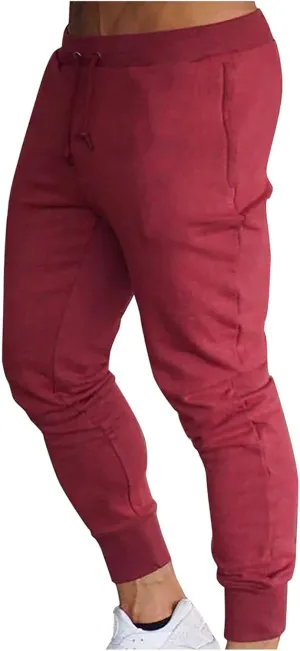 Mens Tall Joggers Mens Jogger Sweatpants Lightweight Workout Gym Running Track Pants with Pockets for Athletic Casual