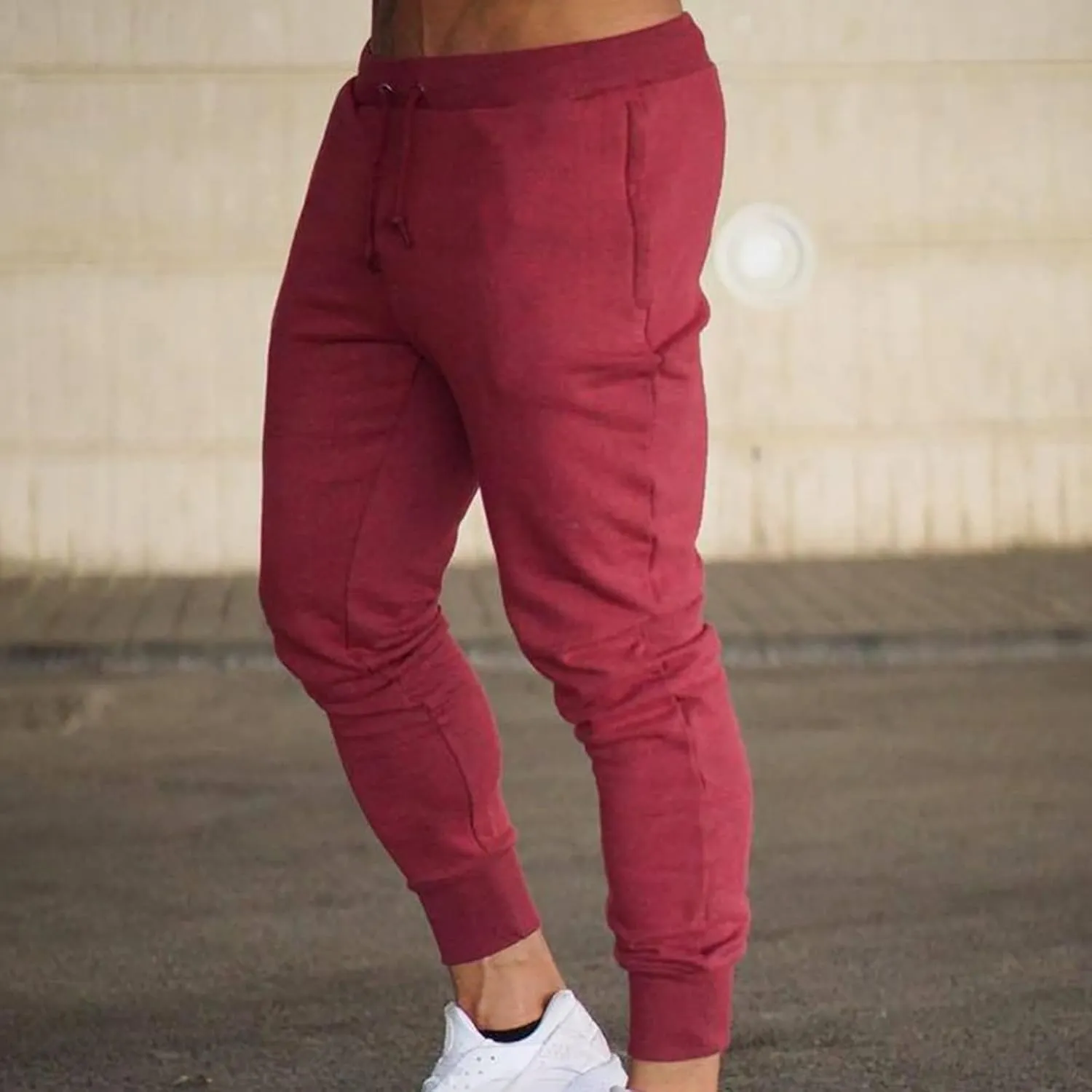 Mens Tall Joggers Mens Jogger Sweatpants Lightweight Workout Gym Running Track Pants with Pockets for Athletic Casual