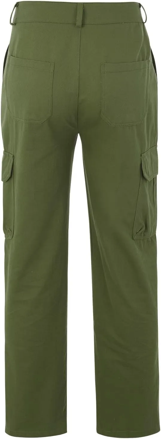 Mens Workout Cargo Sweatpants Loose Beach Pants Men's Heavyweight Fleece Cargo Sweatpants Stretch Elastic with Pocket