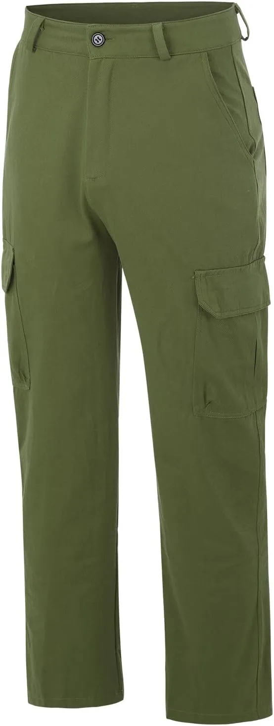 Mens Workout Cargo Sweatpants Loose Beach Pants Men's Heavyweight Fleece Cargo Sweatpants Stretch Elastic with Pocket