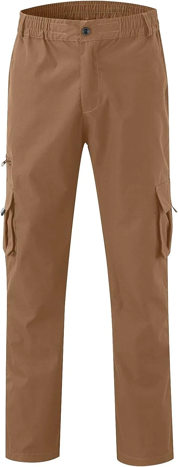 Mens Workout Cargo Sweatpants Sports Work Pants Running Mens Jogger Sweatpants Quick Dry Hiking Trousers Cargo Pants