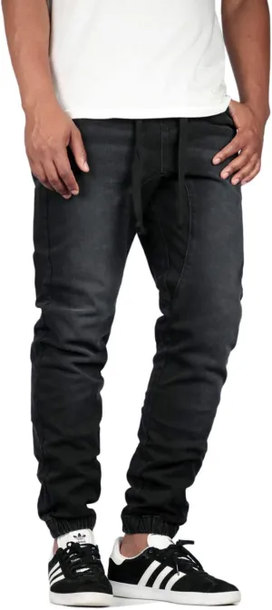 Mersenne Men's Twill Drop Crotch Jogger Pants