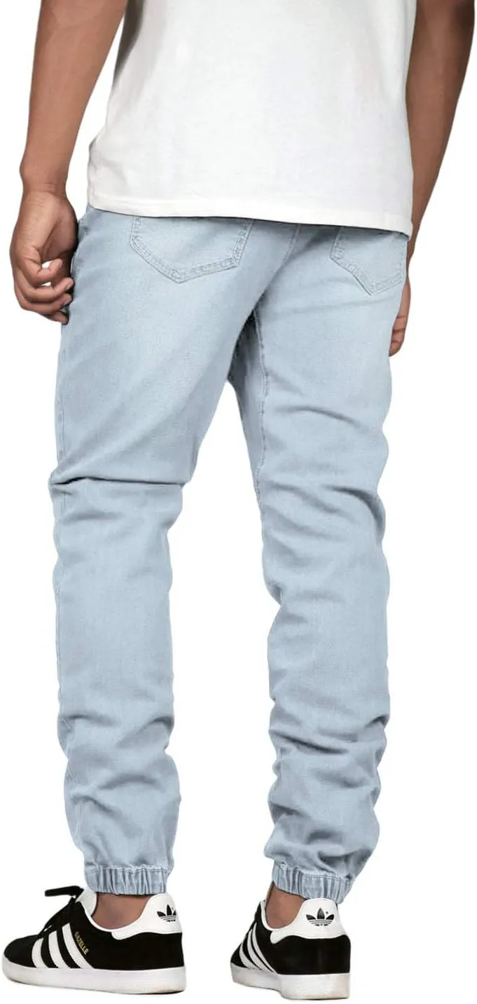 Mersenne Men's Twill Drop Crotch Jogger Pants