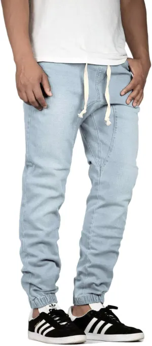 Mersenne Men's Twill Drop Crotch Jogger Pants