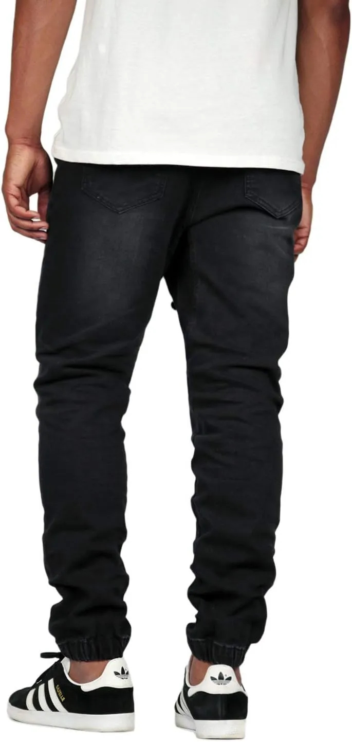 Mersenne Men's Twill Drop Crotch Jogger Pants