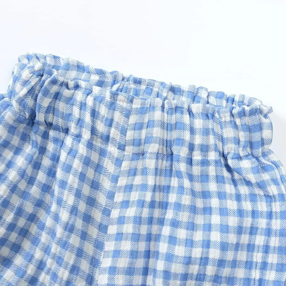 MYGBCPJS Baby Girls Boys 3 Pack Cotton Linen Blend Cute Bloomer Shorts Loose Harem Shorts