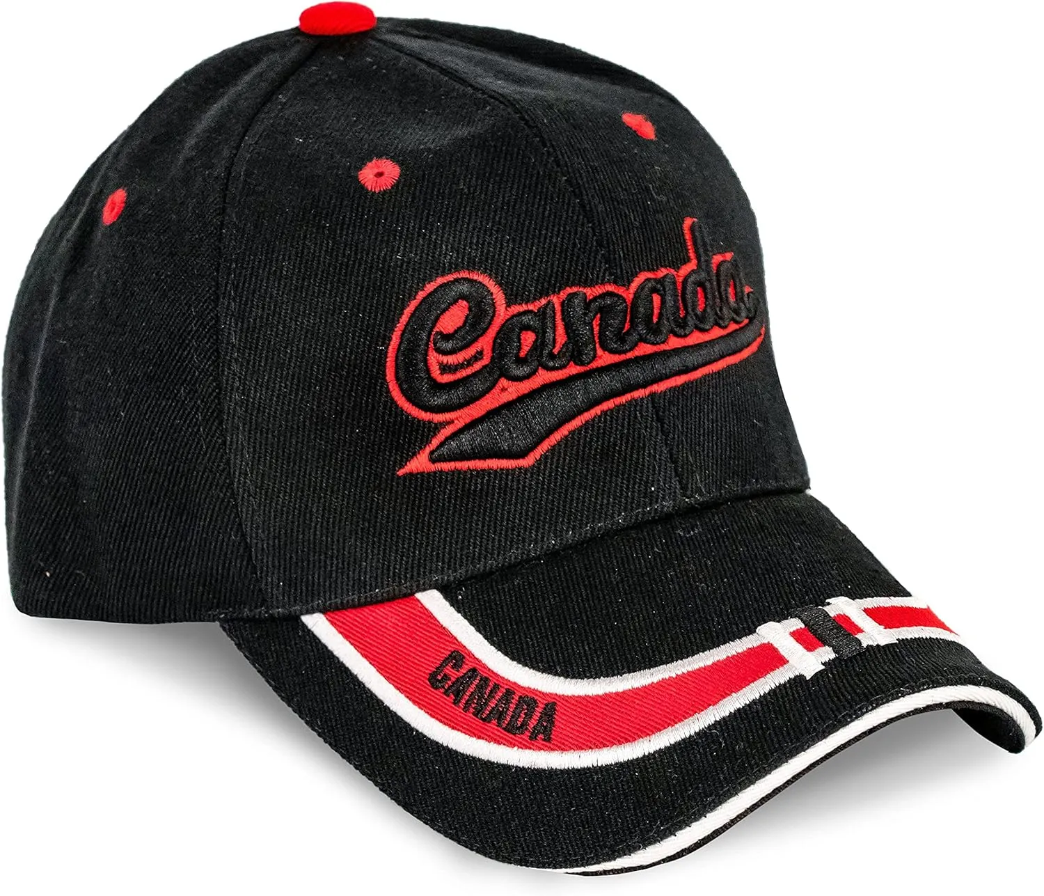 “Nations of North America Hat Collection” 3D Embroidered Adjustable Baseball Cap
