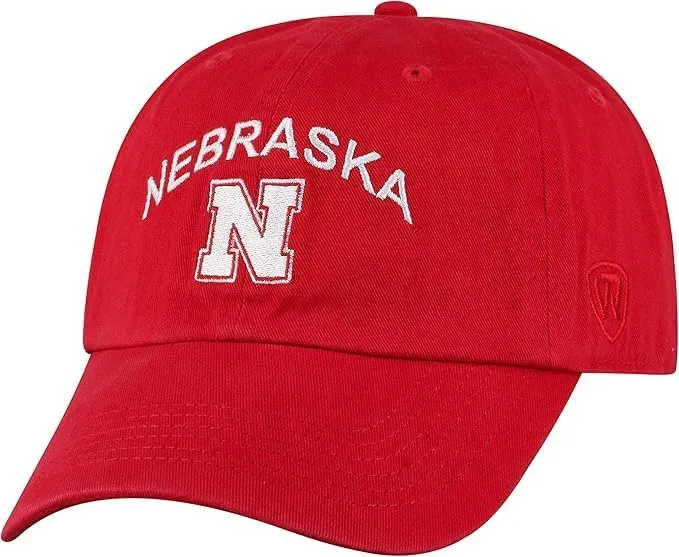 Nebraska Collegiate Adjustable Hats