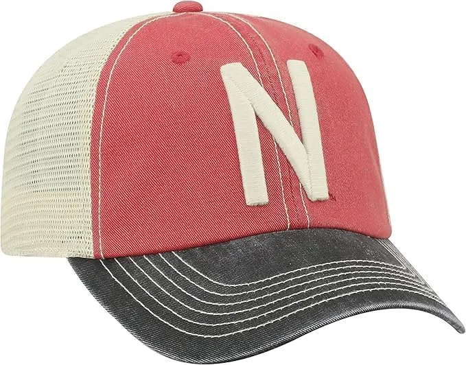 Nebraska Collegiate Adjustable Hats