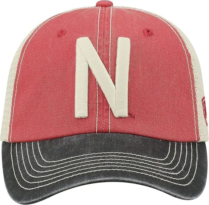 Nebraska Collegiate Adjustable Hats