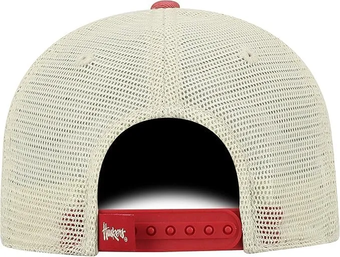 Nebraska Collegiate Adjustable Hats