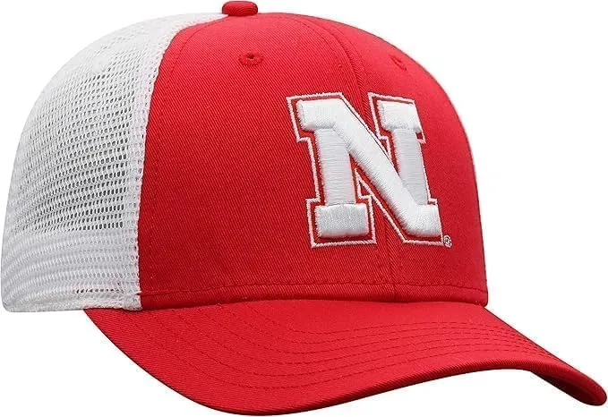 Nebraska Collegiate Adjustable Hats