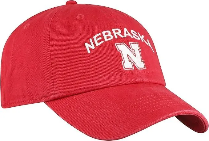 Nebraska Collegiate Adjustable Hats