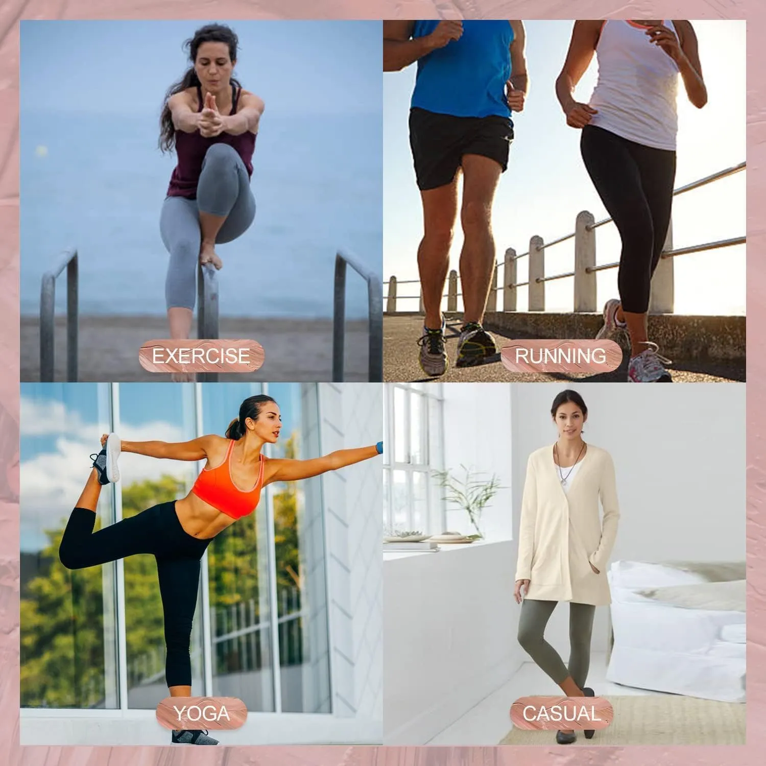 NexiEpoch High Waisted Leggings for Women - Black Tummy Control Compression Soft Yoga Pants for Workout Reg & Plus Size