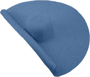Oversized Beach Straw Hat for Women Large Wide Brim Visor Hats Floppy Foldable Roll up Cap Summer UV Protection Cap