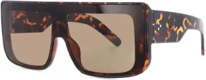 Oversized Sunglasses Fashion Men Women Rivet Uv400 Vintage