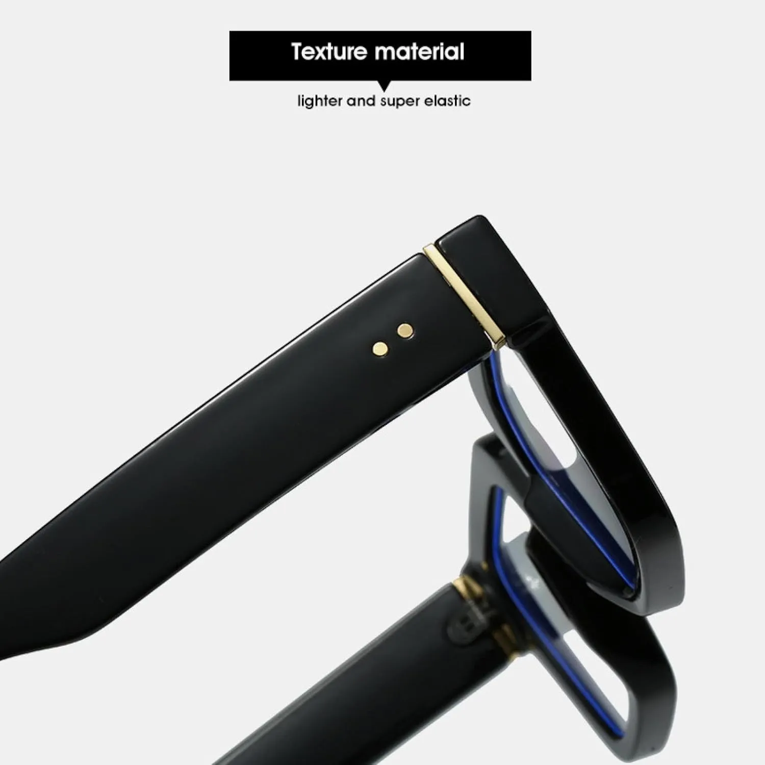 Retro Rivets Glasses Frame