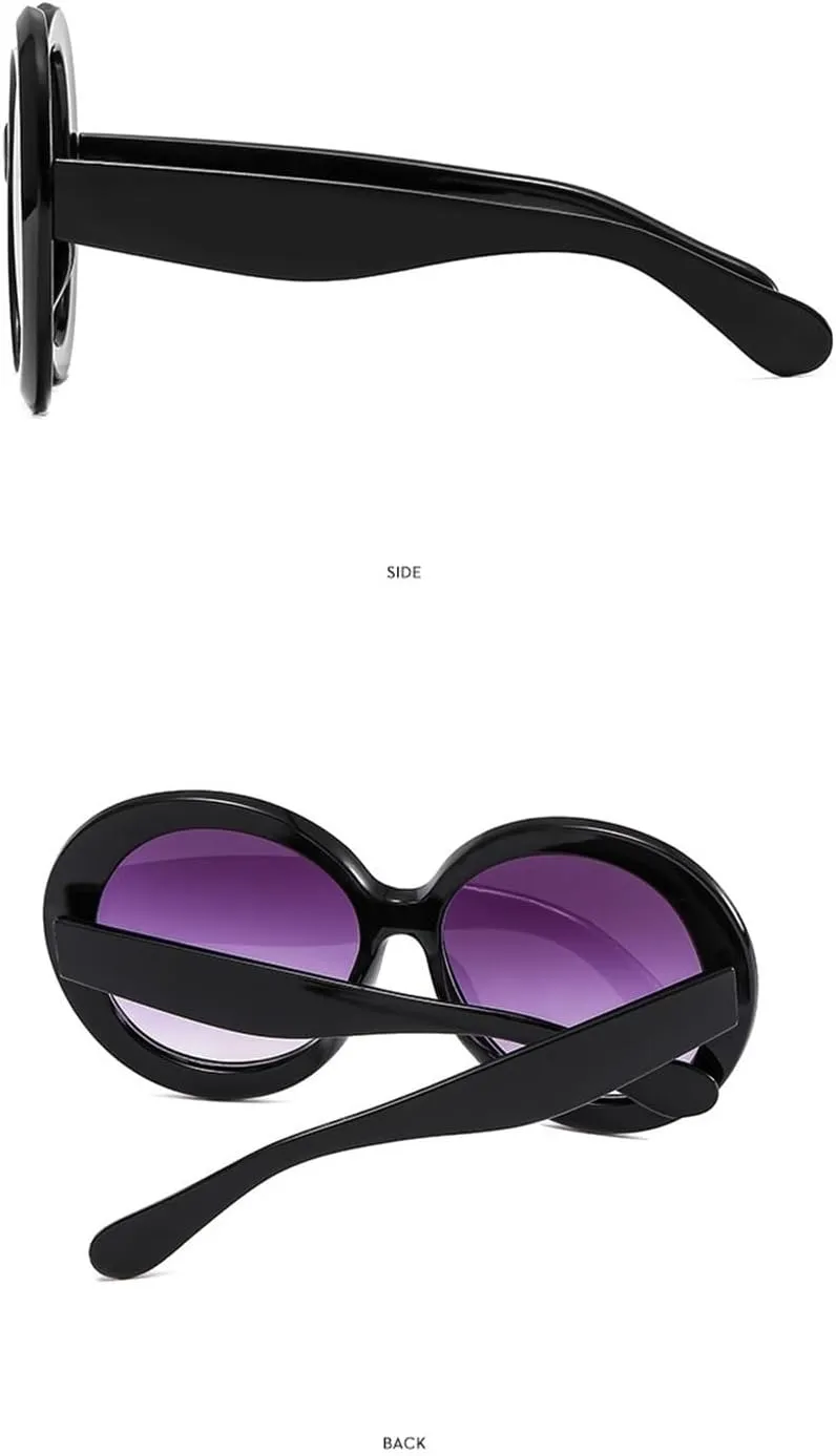 Round Frame Men Trendy Sunglasses Vacation Commuter Women Shopping Sun Glasses