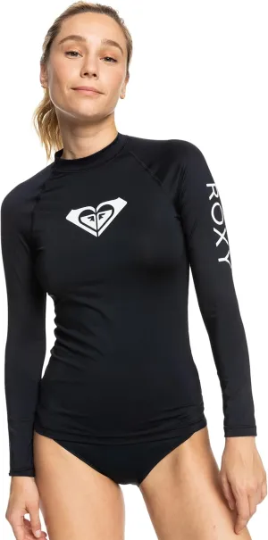 Roxy Women's Rashguard – UPF 50 , Compression Fit, Surf, Hiking, Volley, Workout, Yoga, Quick-Dry Swim Shirt