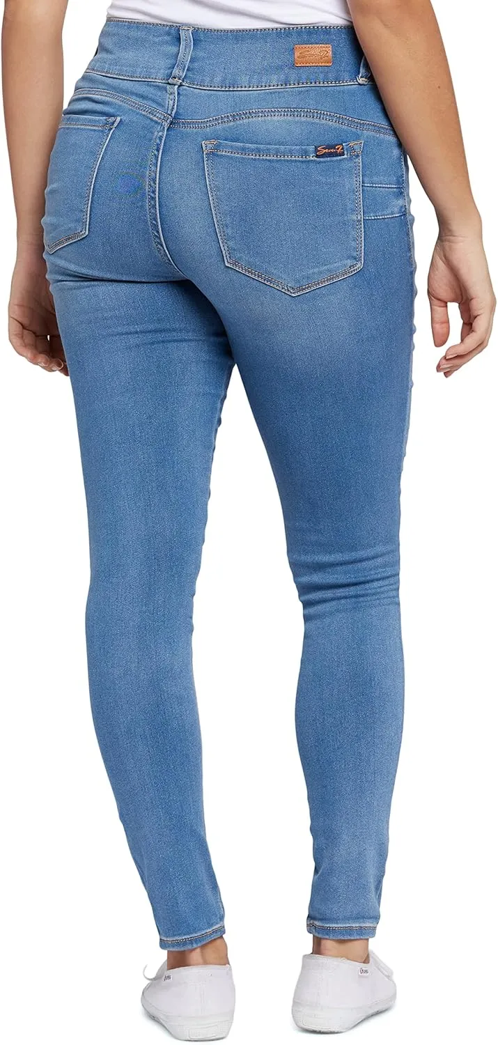 Seven7 Women's Misses High Rise Curvy Skinny Jean
