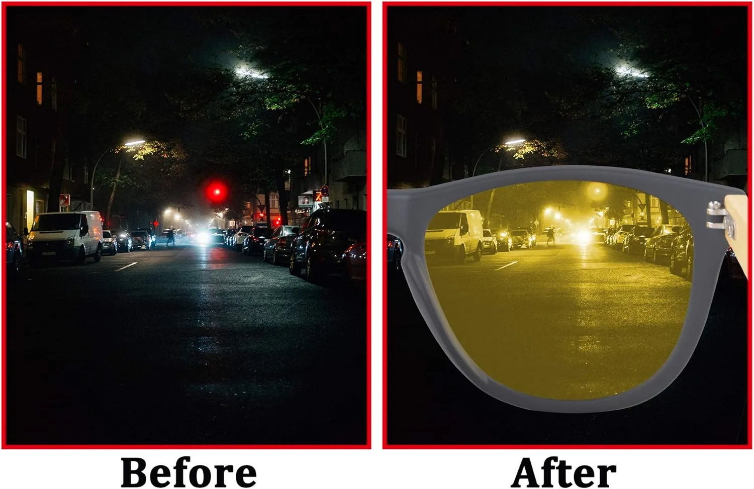 SHINU Polarized Photochromic Fishing Sunglasses Night Vision Blue Light Blocking Glasses-6100/148