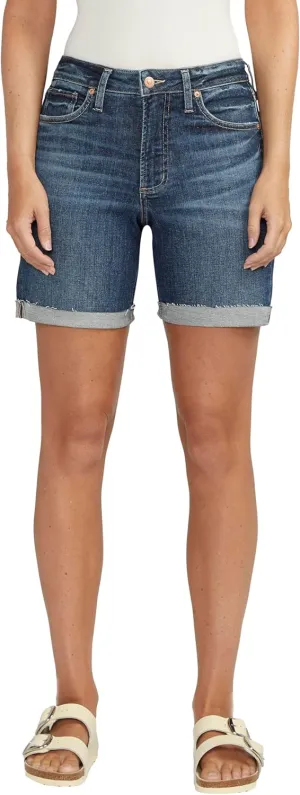 Silver Jeans Co. Women's Sure Thing High Rise Long Short