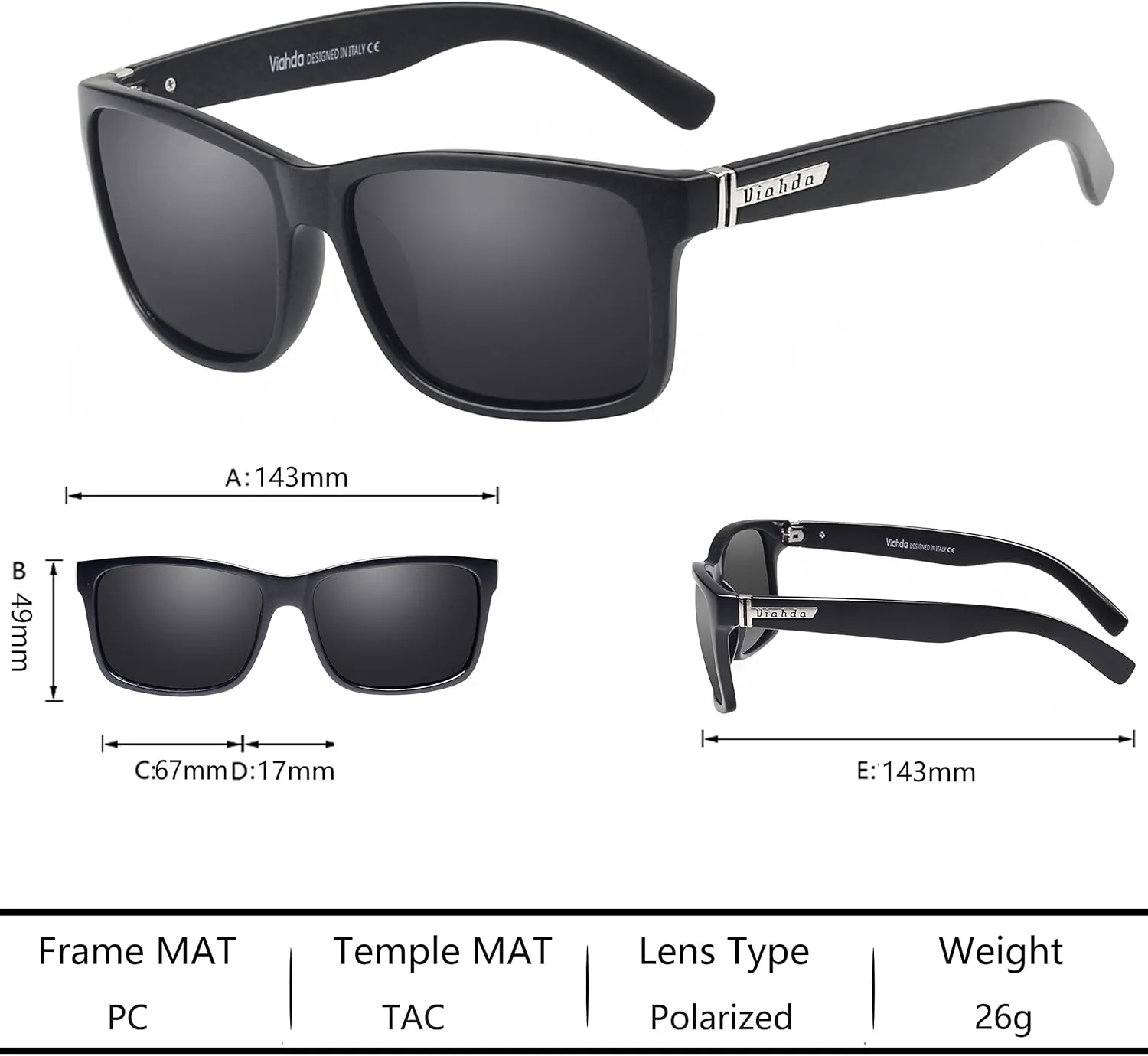 Sports Polarized Sunglasses For Men Cycling Driving Fishing Sun Glasses Women 100% UV Protection HD5089